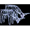 Image de vidaXL Silhouettes de rennes 2 pcs. Blanc froid 73x31x45 cm