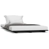 Image de vidaXL Lit en bois massif pin noir 90x190 cm