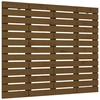 Image de vidaXL Tête de lit murale brun miel 106x3x91,5 cm Pin massif