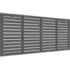 Image de vidaXL Tête de lit murale Gris 206x3x91,5 cm Pin massif