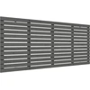 Image de vidaXL Tête de lit murale Gris 156x3x91,5 cm Pin massif