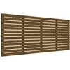Image de vidaXL Tête de lit murale marron miel 156x3x91,5 cm Pin massif