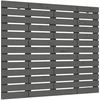 Image de vidaXL Tête de lit murale Gris 141x3x91,5 cm Pin massif