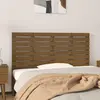 Image de vidaXL Tête de lit murale brun miel 146x3x63 cm Pin massif