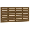 Image de vidaXL Tête de lit murale brun miel 156x3x63 cm Pin massif