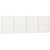 Image de vidaXL Tête de lit murale blanche 166x3x63 cm pin massif
