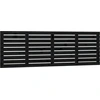 Image de vidaXL Tête de lit murale noire 166x3x63 cm pin massif