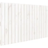 Image de vidaXL Tête de lit murale blanche 108x3x60 cm pin massif