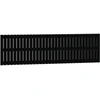 Image de vidaXL Tête de lit murale noire 204x3x60 cm pin massif