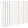Image de vidaXL Tête de lit murale blanche 95,5x3x60 cm pin massif