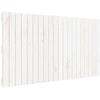 Image de vidaXL Tête de lit murale blanche 127,5x3x60 cm pin massif