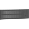 Image de vidaXL Tête de lit murale Gris 185x3x60 cm Pin massif