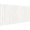 Image de vidaXL Tête de lit murale blanche 140x3x60 cm pin massif