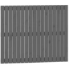 Image de vidaXL Tête de lit murale Gris 108x3x90 cm Pin massif