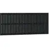 Image de vidaXL Tête de lit murale noire 204x3x90 cm pin massif
