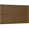 Image de vidaXL Tête de lit murale brun miel 147x3x90 cm Pin massif