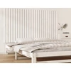 Image de vidaXL Tête de lit murale blanche 159,5x3x90 cm pin massif