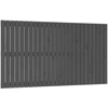 Image de vidaXL Tête de lit murale Gris 159,5x3x90 cm Pin massif