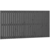 Image de vidaXL Tête de lit murale Gris 166x3x90 cm Pin massif