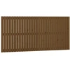 Image de vidaXL Tête de lit murale brun miel 185x3x90 cm Pin massif