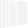 Image de vidaXL Tête de lit murale blanche 146,5x3x110 cm Pin massif