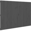 Image de vidaXL Tête de lit murale Gris 159,5x3x110 cm Pin massif