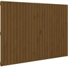 Image de vidaXL Tête de lit murale brun miel 159,5x3x110 cm Pin massif