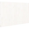 Image de vidaXL Tête de lit murale blanche 185x3x110 cm Pin massif