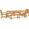 Image de vidaXL Ensemble de jardin 5 pcs brun bois massif acacia