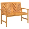 Image de vidaXL Banc de jardin 109 cm bois massif acacia