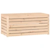 Image de vidaXL Coffre de jardin 101x50,5x46,5 cm pin massif