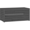 Image de vidaXL Coffre de jardin Gris 101x50,5x46,5 cm Pin massif