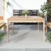 Image de vidaXL Table de jardin 121x82,5x76 cm Pin massif