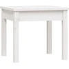 Image de vidaXL Banc de jardin blanc 50x44x45 cm pin massif