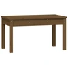 Image de vidaXL Banc de jardin brun miel 80x44x45 cm pin massif