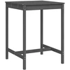 Image de vidaXL Table de jardin Gris 82,5x82,5x110 cm Pin massif
