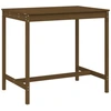 Image de vidaXL Table de jardin marron miel 121x82,5x110 cm Pin massif
