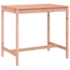 Image de vidaXL Table de jardin 121x82,5x110 cm Bois massif Douglas