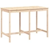 Image de vidaXL Table de jardin 159,5x82,5x110 cm Pin massif