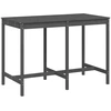 Image de vidaXL Table de jardin Gris 159,5x82,5x110 cm Pin massif
