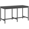 Image de vidaXL Table de jardin Gris 203,5x90x110 cm Pin massif