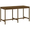 Image de vidaXL Table de jardin marron miel 203,5x90x110 cm pin massif