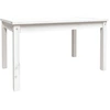 Image de vidaXL Table de jardin blanche 82,5x50,5x45 cm pin massif