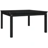 Image de vidaXL Table de jardin noire 82,5x82,5x45 cm pin massif