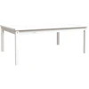 Image de vidaXL Table de jardin blanche 121x82,5x45 cm pin massif