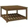Image de vidaXL Table de jardin brun miel 82,5x82,5x45 cm Pin massif