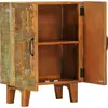 Image de vidaXL Sideboard sculpté à la main 55x30x75 cm Vieux bois massif
