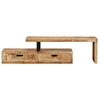 Image de vidaXL Support TV (118-200) x 30 x 40 cm en bois massif de manguier