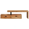 Image de vidaXL Support TV (118-200) x 30 x 40 cm en bois massif d'acacia