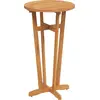 Image de vidaXL Table de bar de jardin Ø60x105 cm bois massif acacia